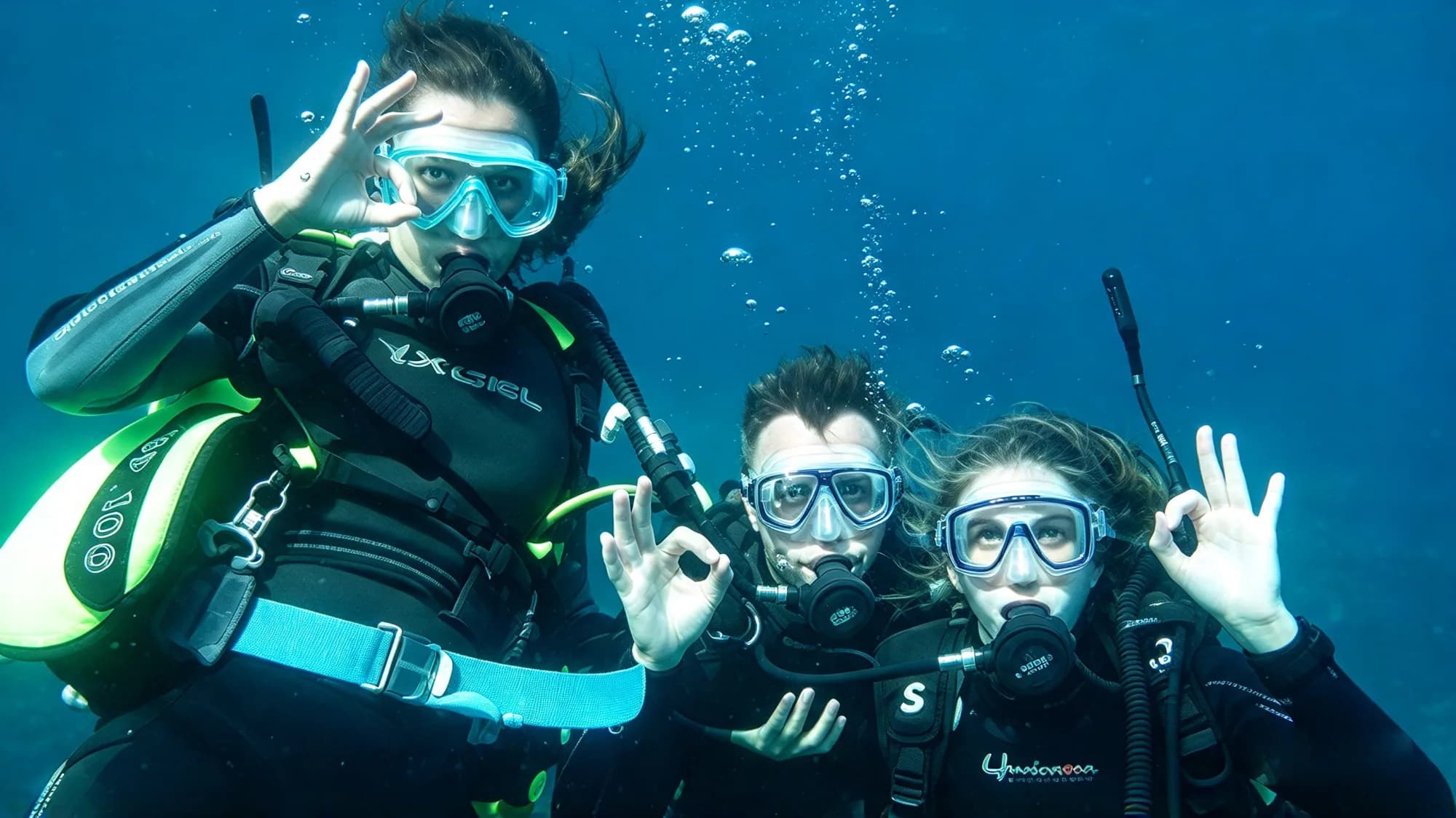diving