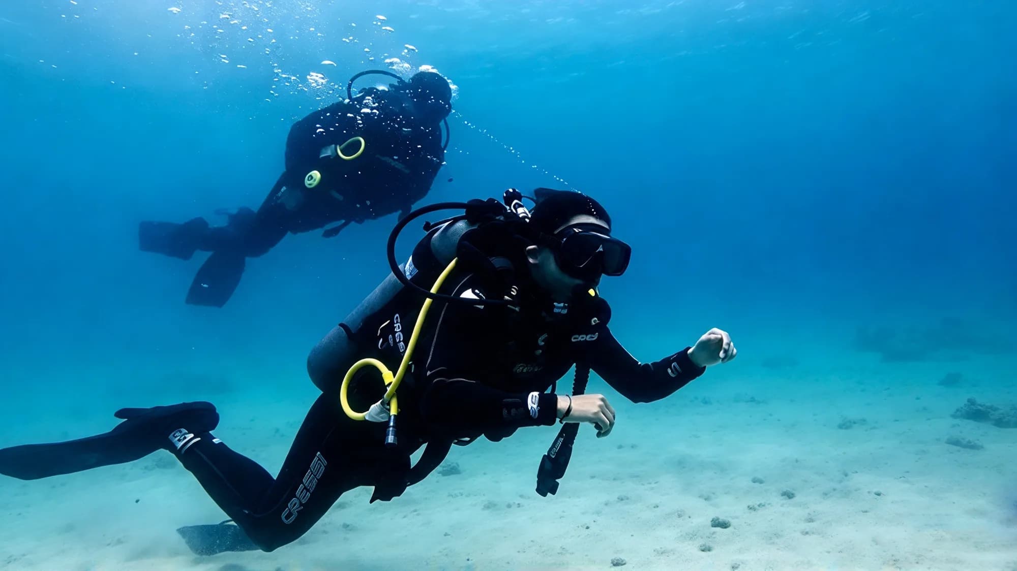 diving
